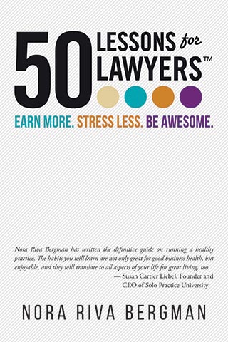 50-lessons-for-lawyers-book-nora-riva-bergman-amazon